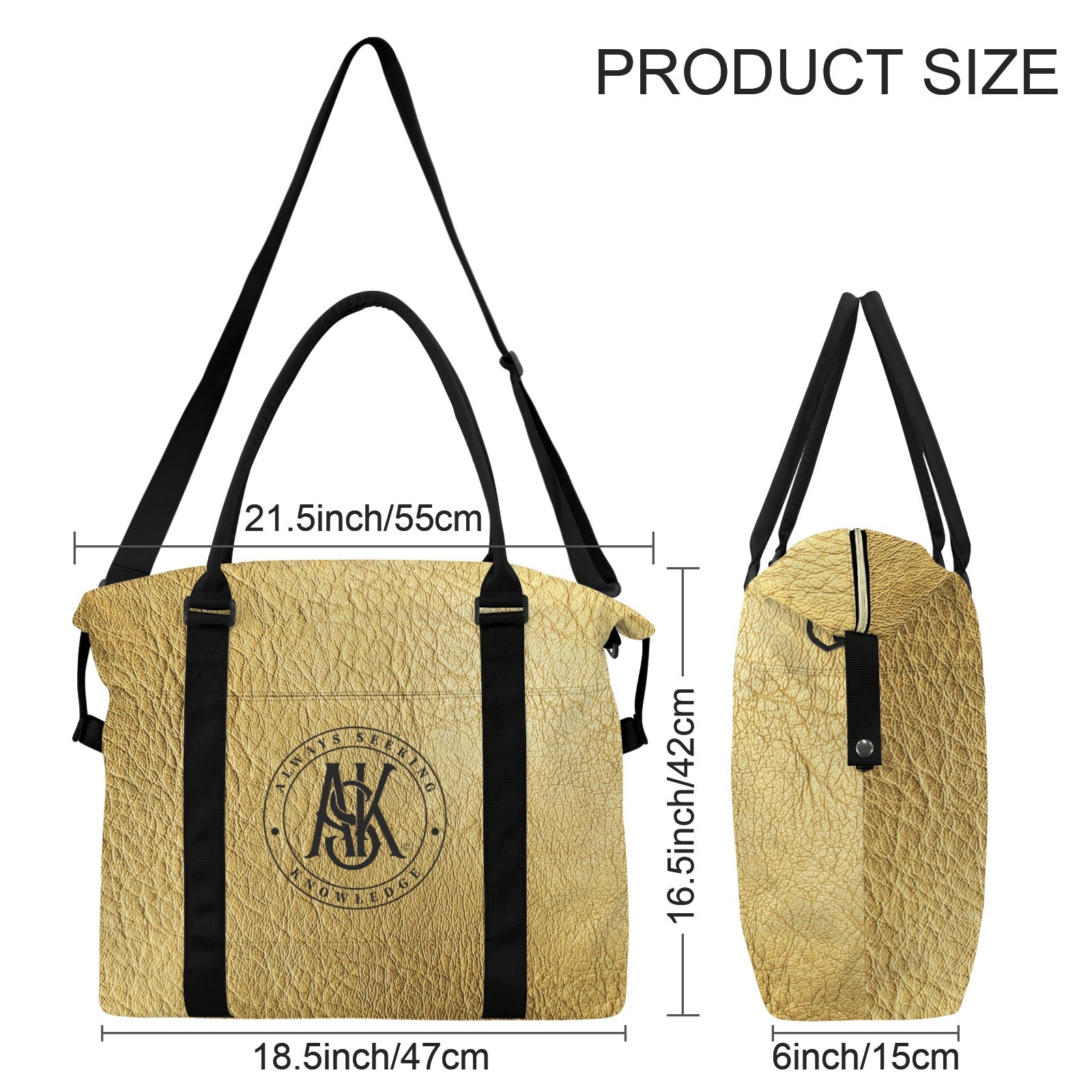 A.S.K. TRAVEL TROLLEY- GOLD NUGGET