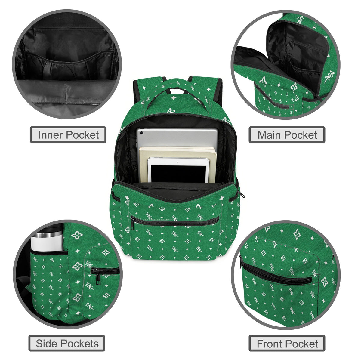 ALEX BACKPACK-EMERALD PETALS