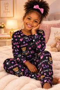 LITTLE GIRLS PJ'S BLACK
