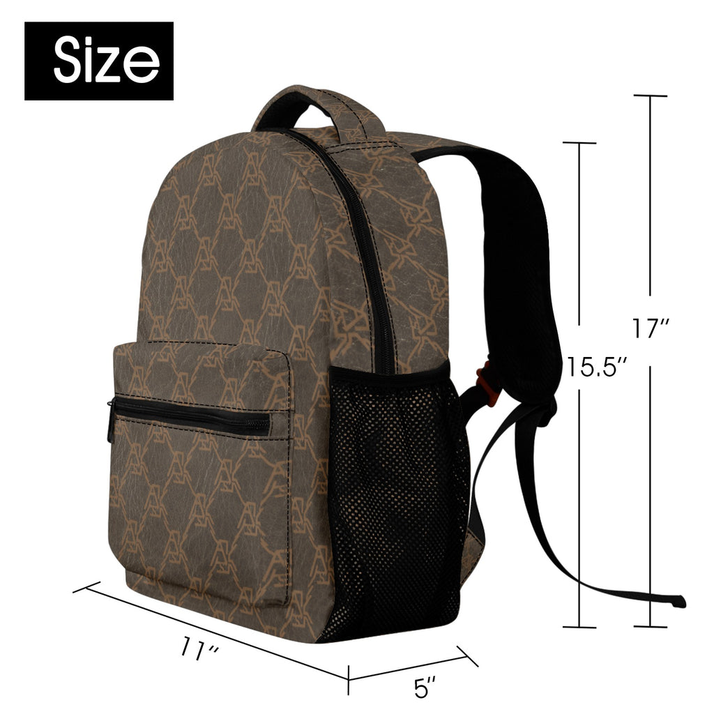 LML Diamond Crest Backpack Bundle - Brown