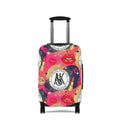 Cosmetic Pop Art Luggage Cover — Bold Lipstick & Kiss Print Travel Protector