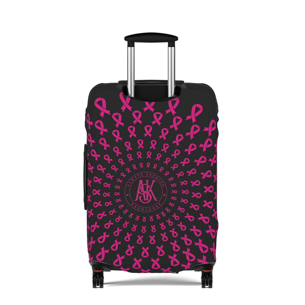 REVA ROLLER  Luggage Cover — Pink Ribbon Travel Protector