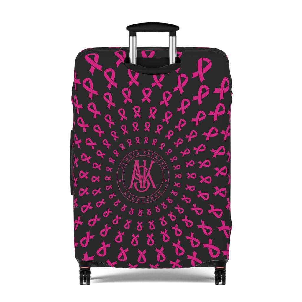 REVA ROLLER  Luggage Cover — Pink Ribbon Travel Protector