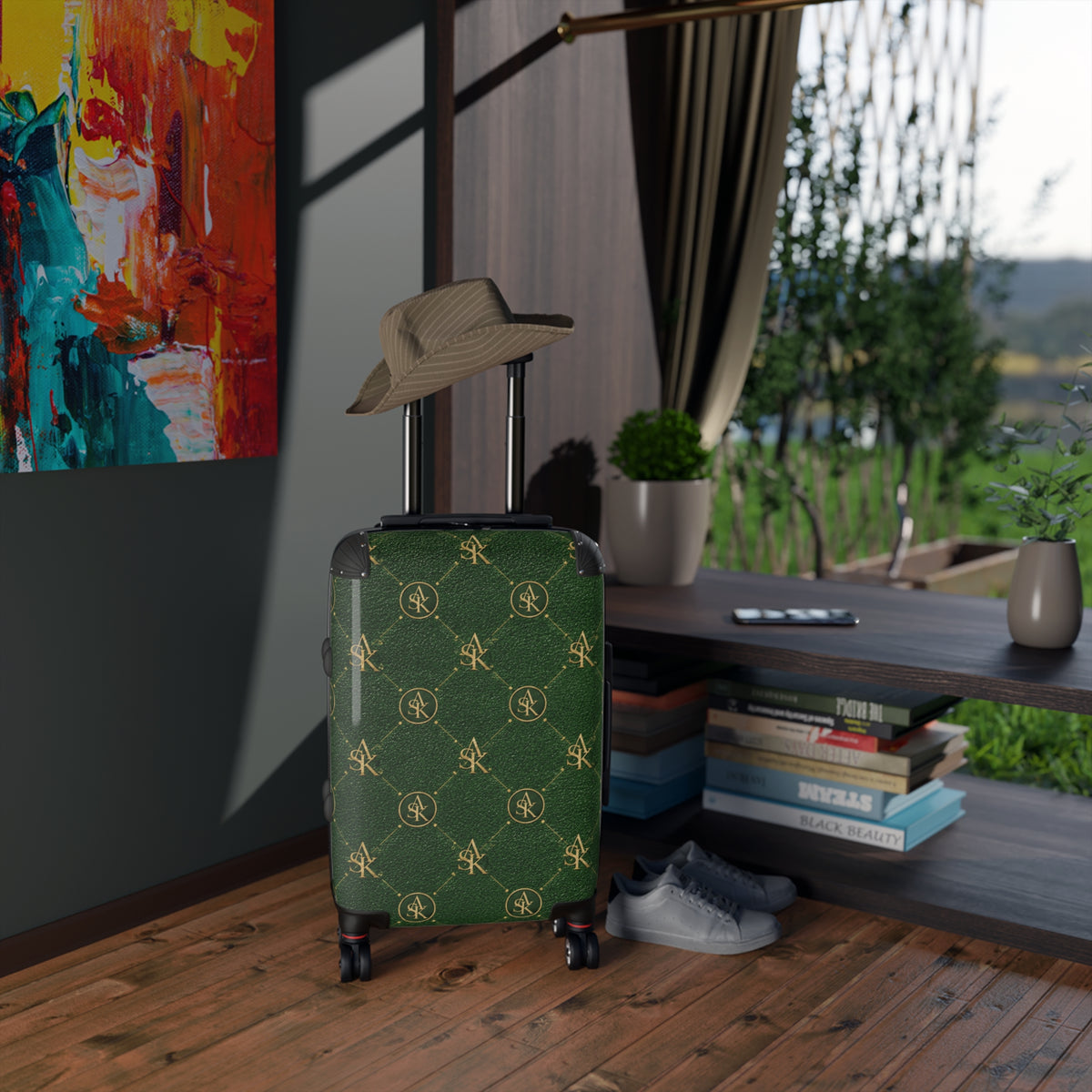 REVA ROLLER -MONOGRAM GREEN