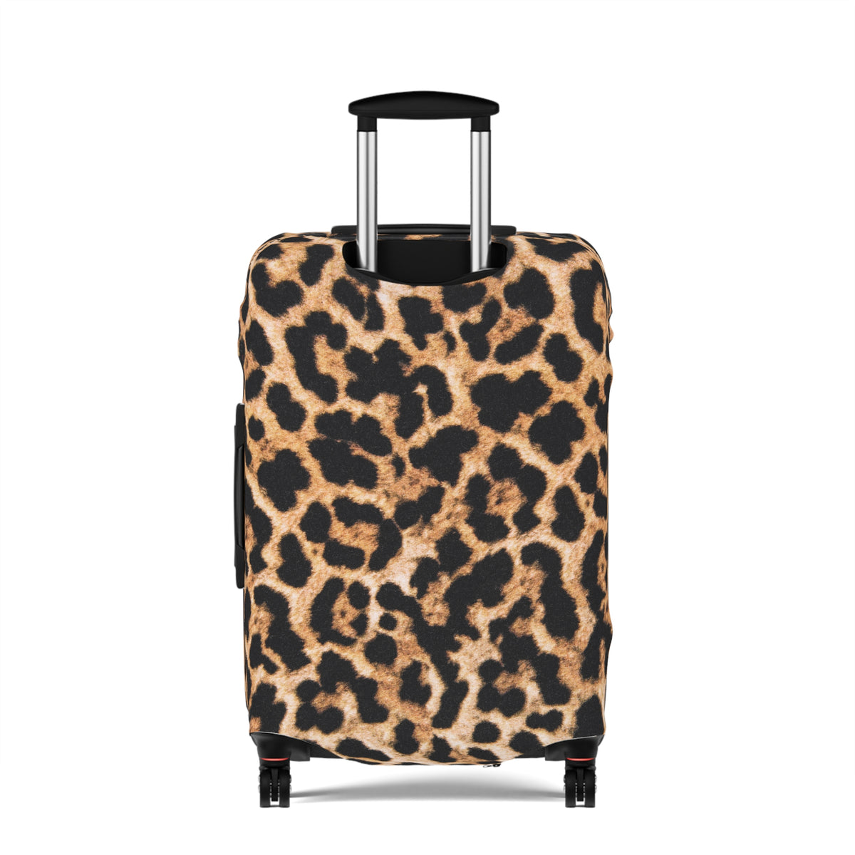 Leopard Print Luggage Cover — Stylish Animal-Print Travel Protector