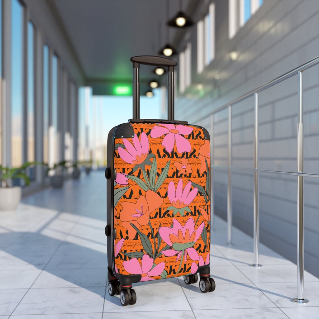 REVA ROLLER FLORAL-ORANGE LILY