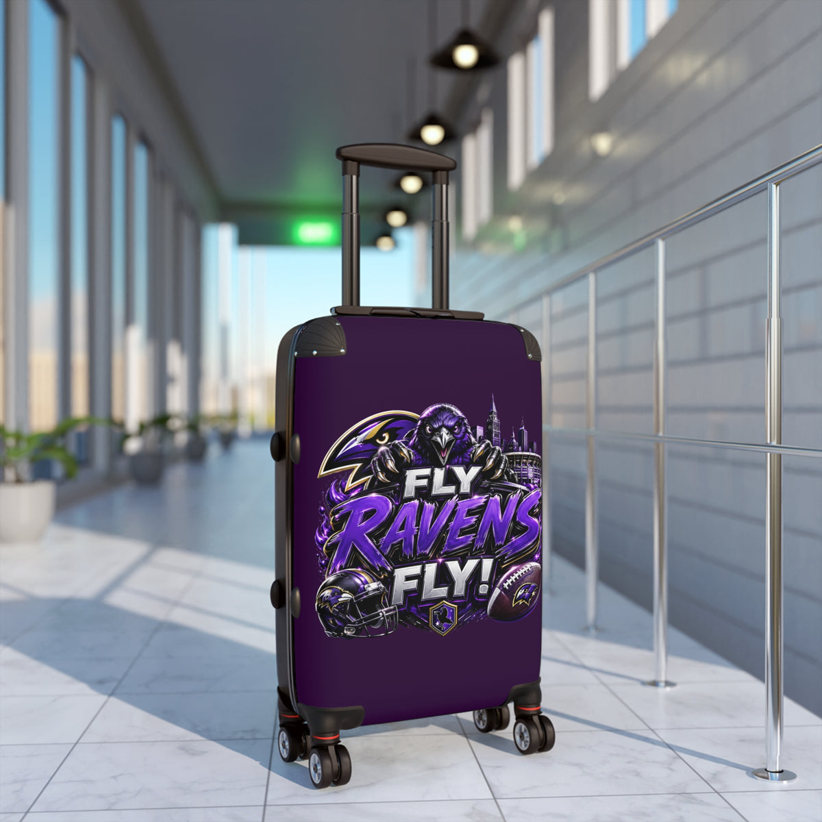 Ravens 'Fly Ravens Fly' Carry-On Suitcase
