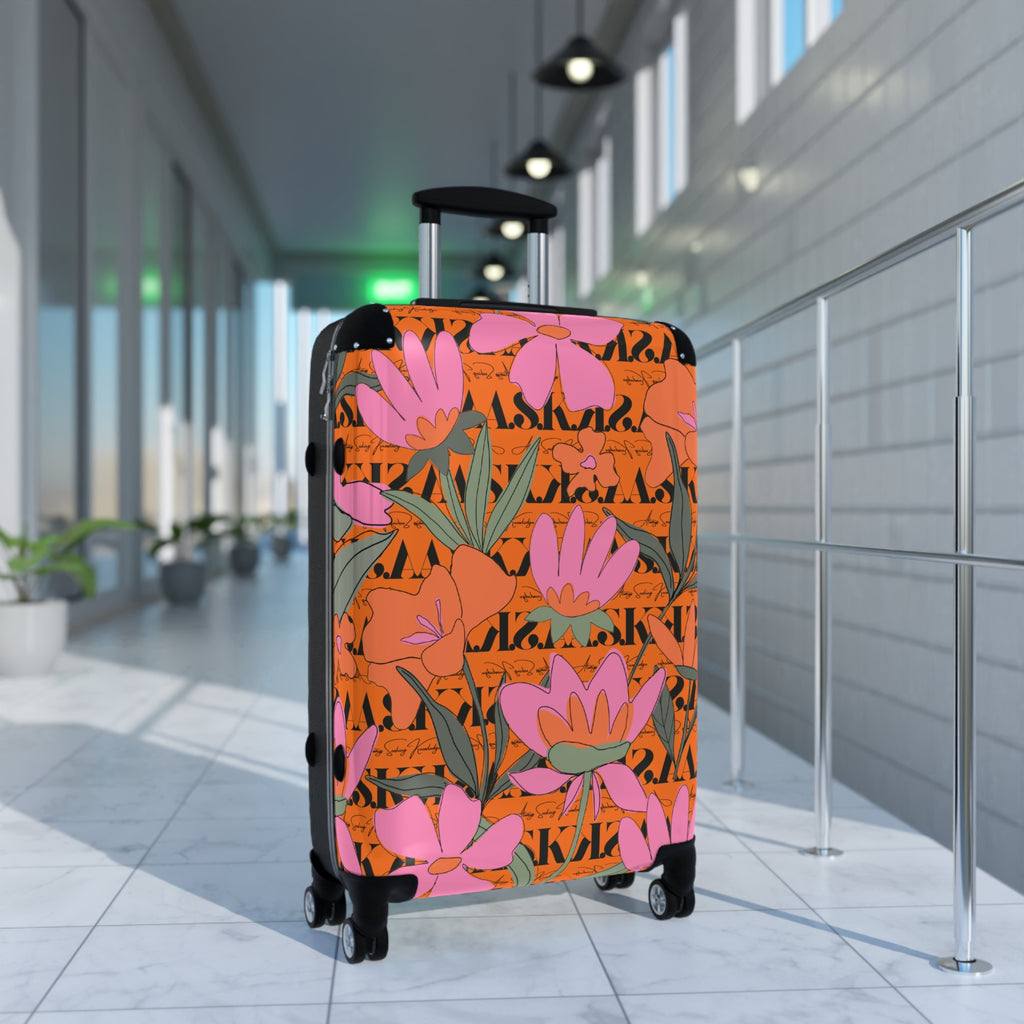 REVA ROLLER FLORAL-ORANGE LILY