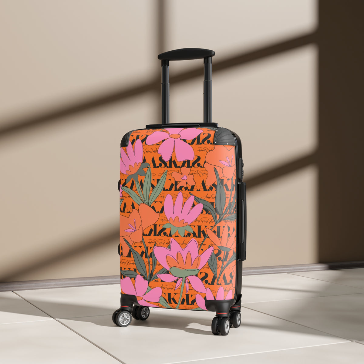 REVA ROLLER FLORAL-ORANGE LILY