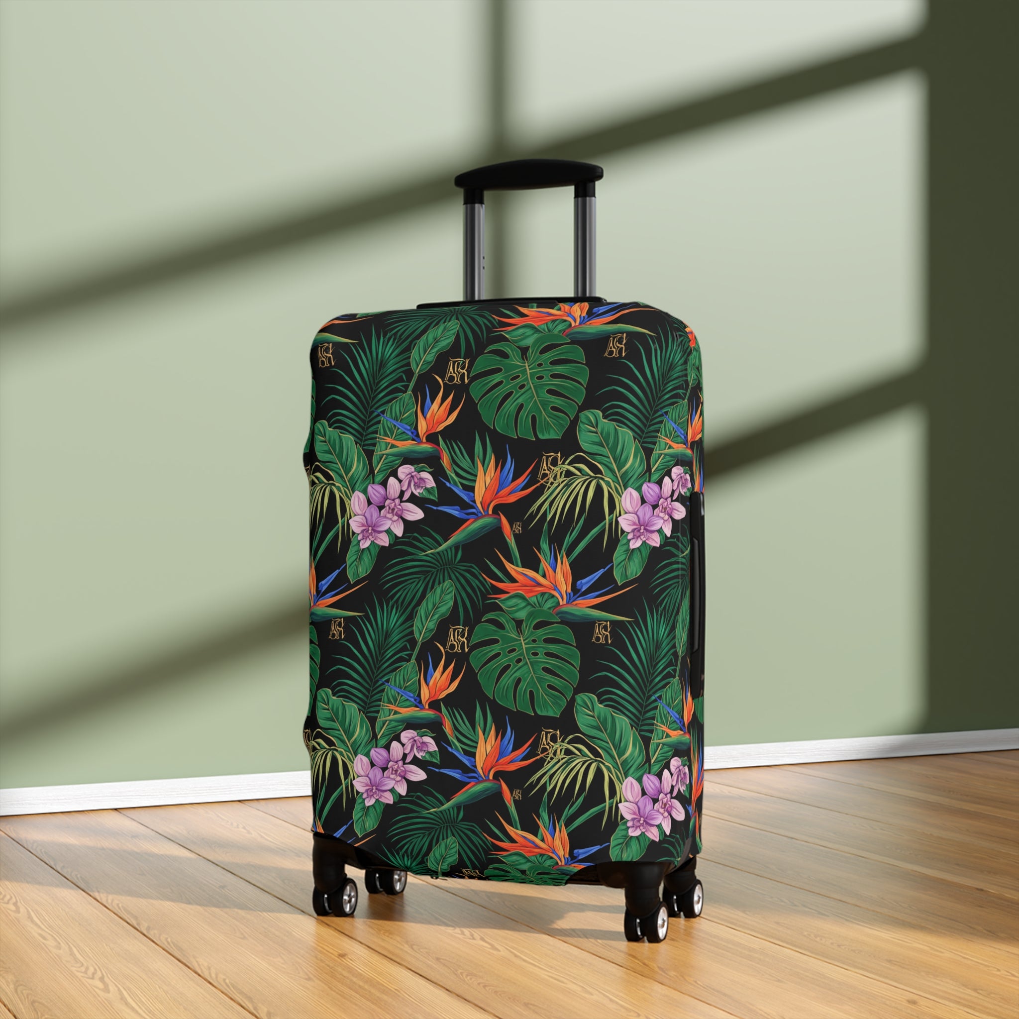 REVA Tropical Floral Luggage Cover