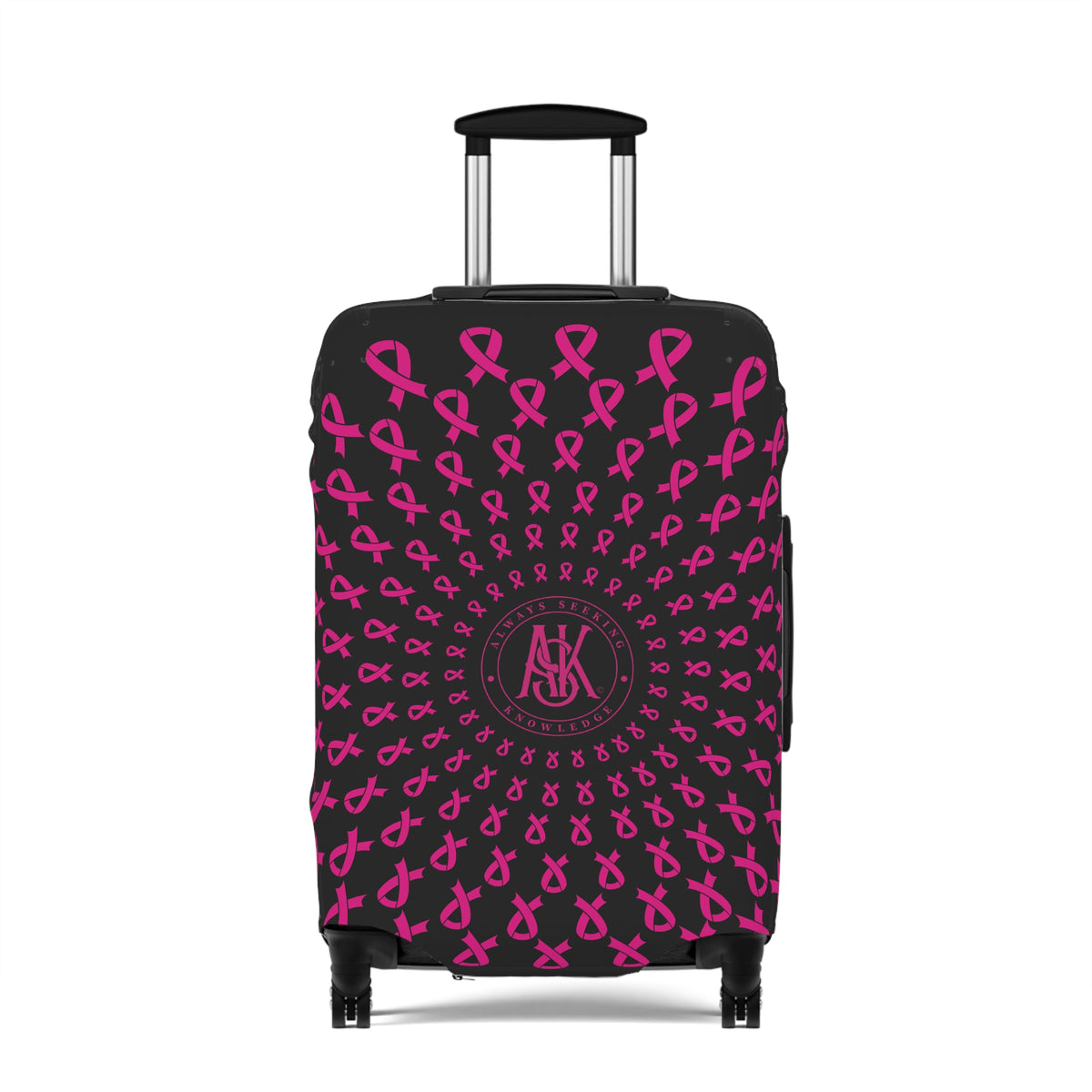REVA ROLLER  Luggage Cover — Pink Ribbon Travel Protector