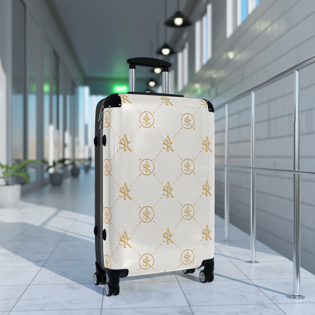 REVA ROLLER- MONOGRAM WHITE AND GOLD