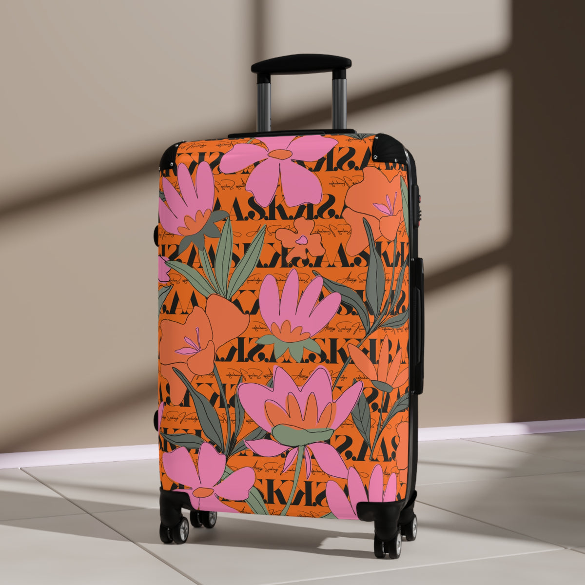 REVA ROLLER FLORAL-ORANGE LILY