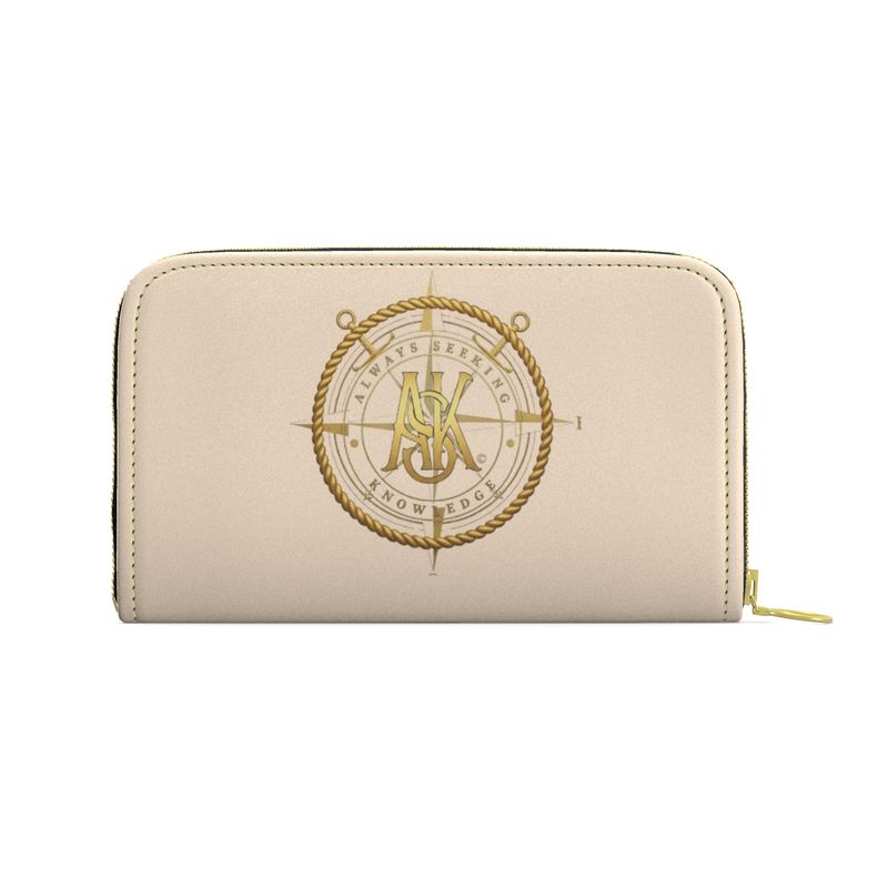 LOIS NAUTICAL ZIP PURSE/TAN