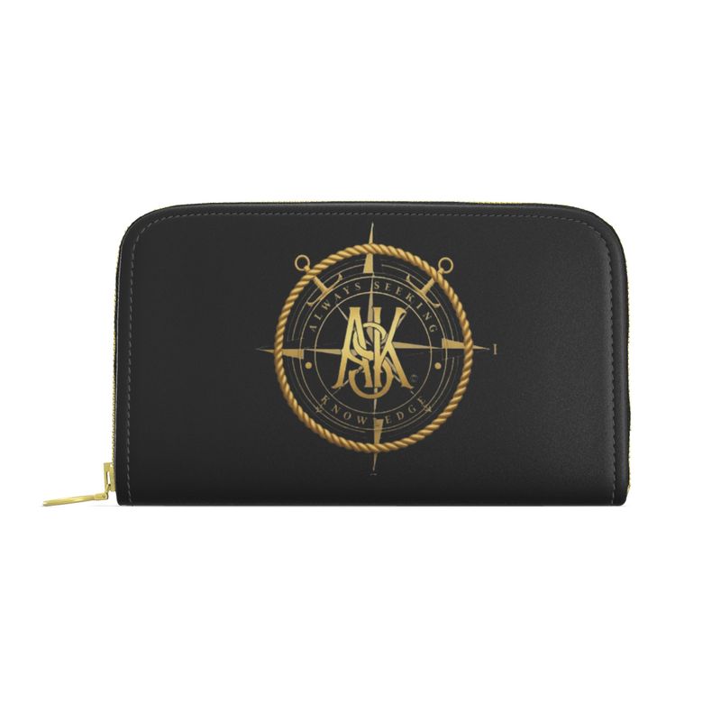 LOIS NAUTICAL ZIP PURSE/BLK