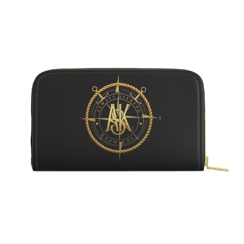 LOIS NAUTICAL ZIP PURSE/BLK
