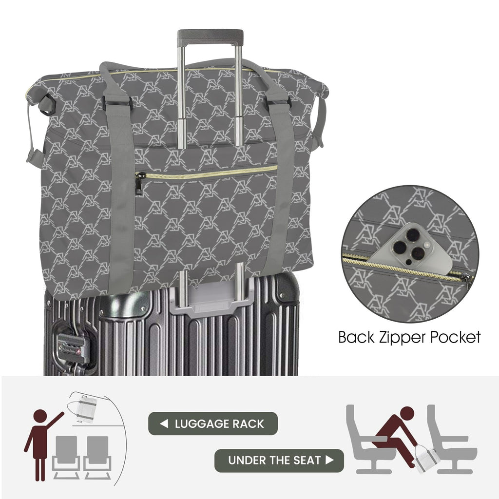 ASK DIAMOND CREST TRAVEL TROLLEY-GRAY