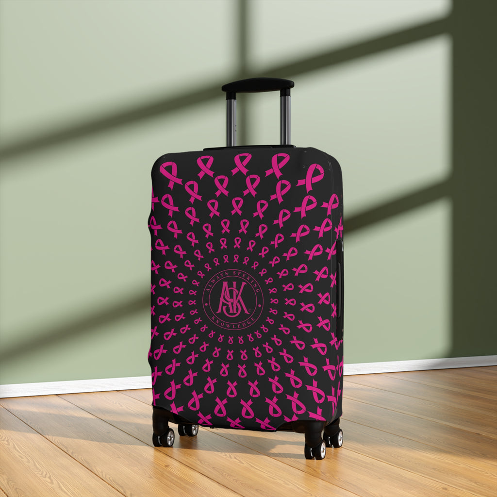 REVA ROLLER  Luggage Cover — Pink Ribbon Travel Protector