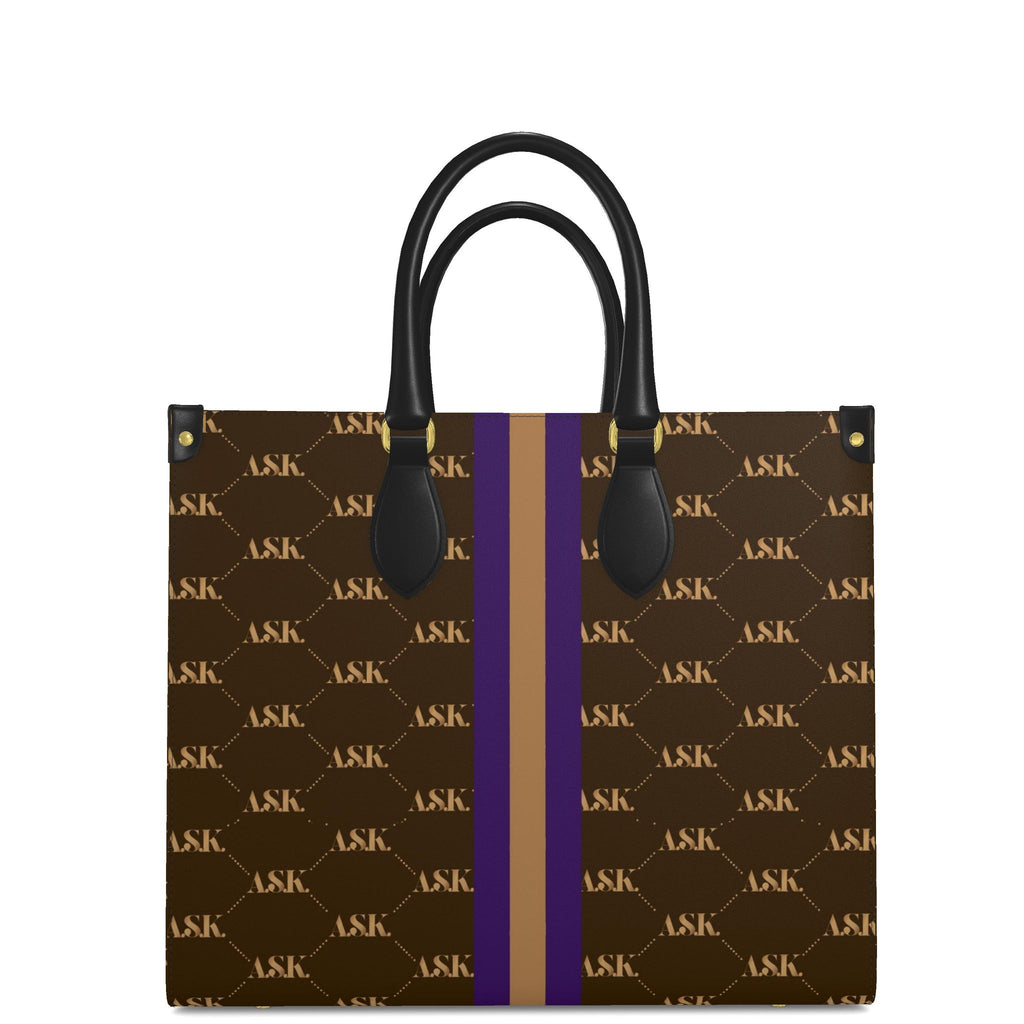 KARRINE LEATHER SHOPPER BAG