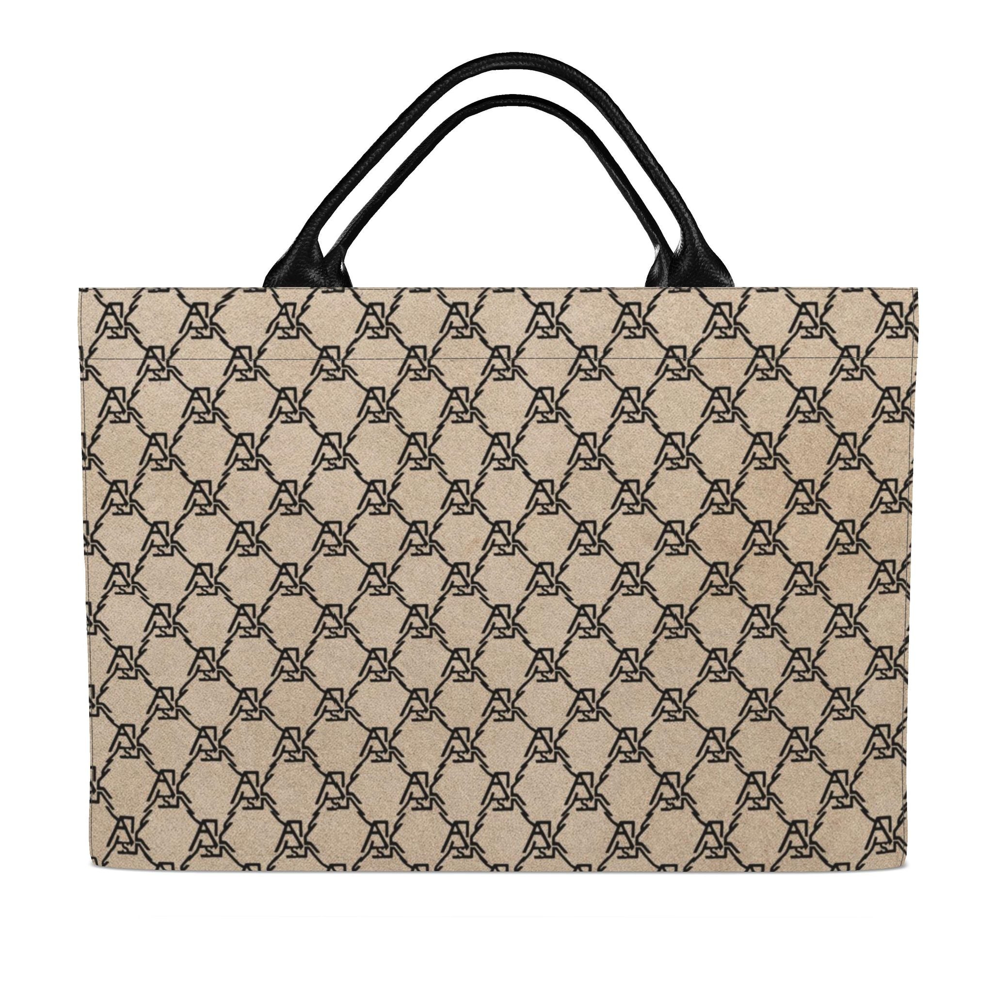 DEB DIAMOND CREST ASK  CARRYALL TOTE- TAN