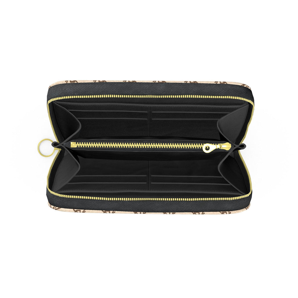 LOIS DIAMOND CREST ZIP WALLET