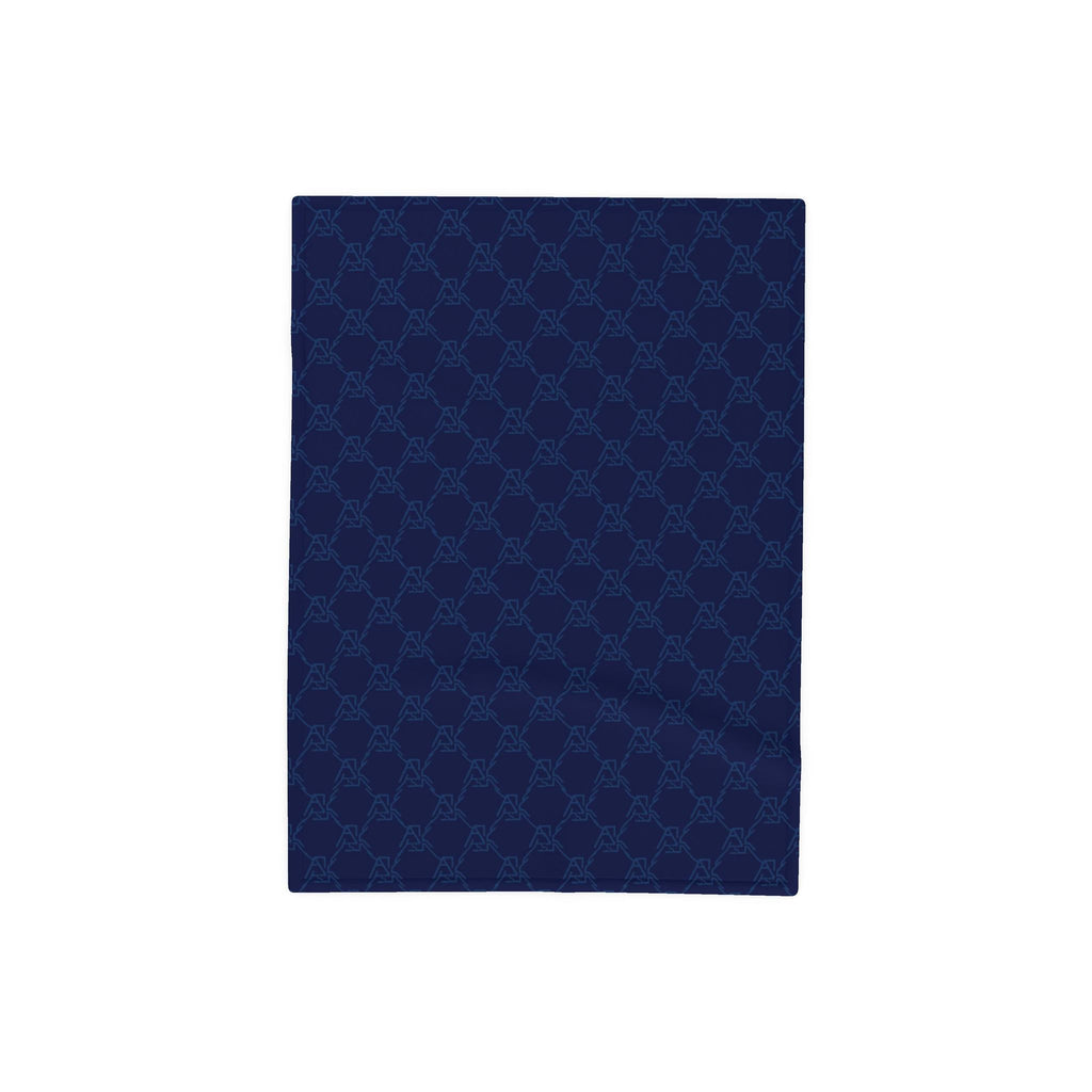 A.S.K. DIAMOND CREST BLANKET BLUE