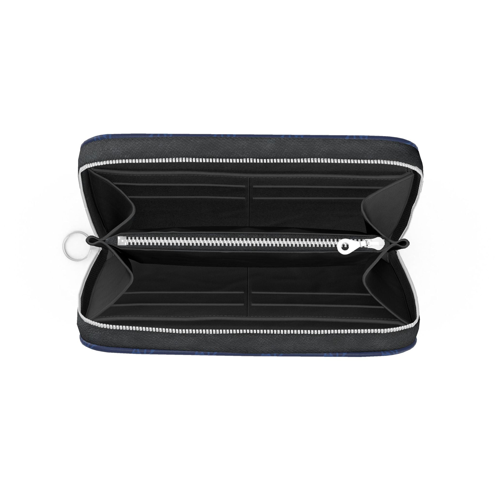 LOIS DIAMOND CREST ZIP BLUE