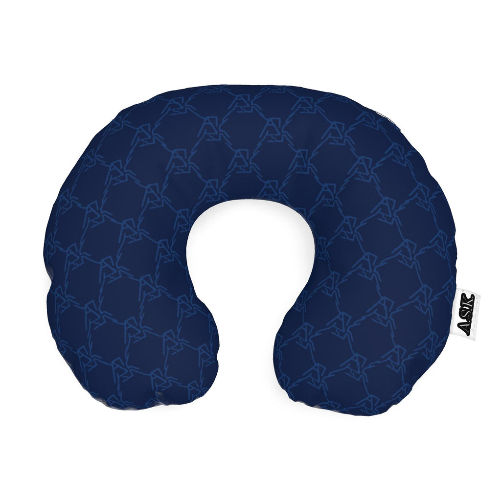 A.S.K. PILLOW DIAMOND CREST BLUE