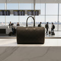 KAM DIAMOND CREST A.S.K. BLK ON BLK DUFFLE
