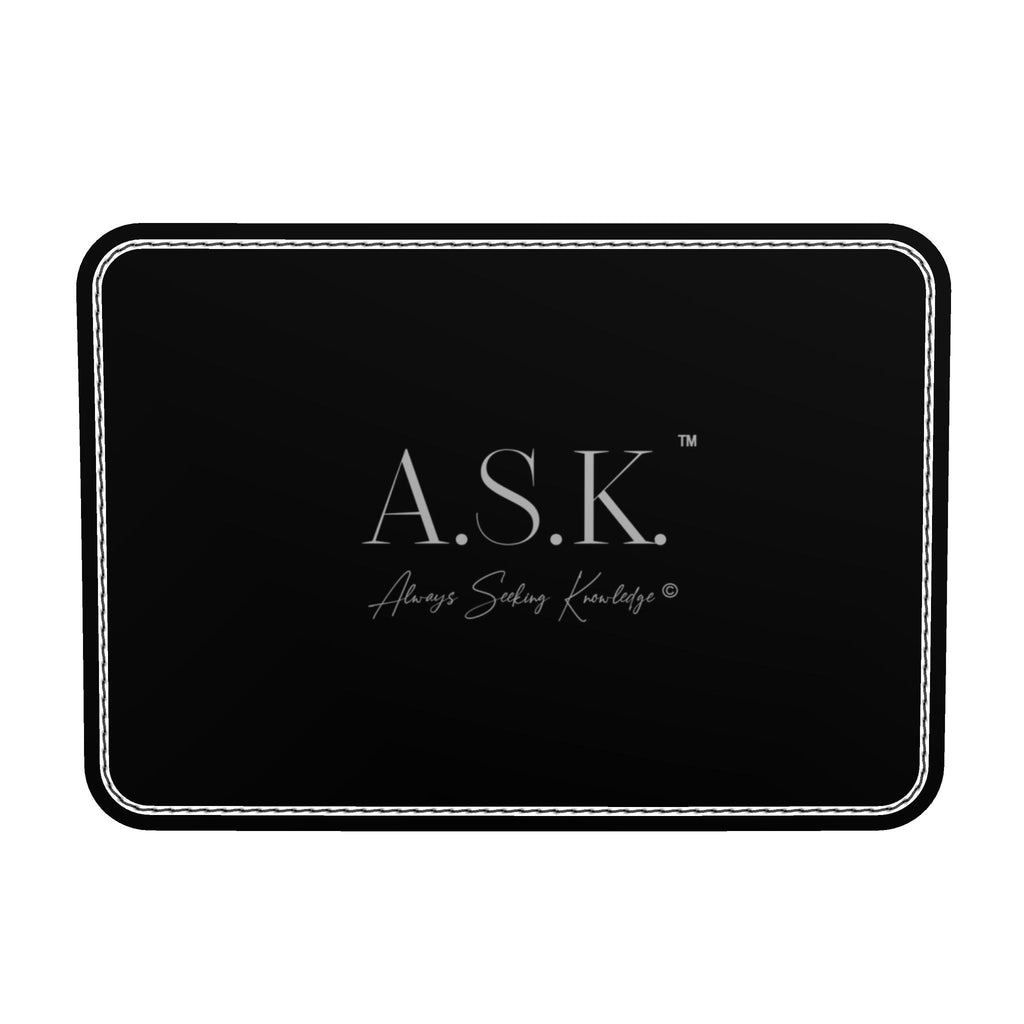 KAM DIAMOND CREST A.S.K. BLK ON BLK DUFFLE
