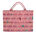 DEB SIGNATURE CARRYALL TOTE-PINK TAG
