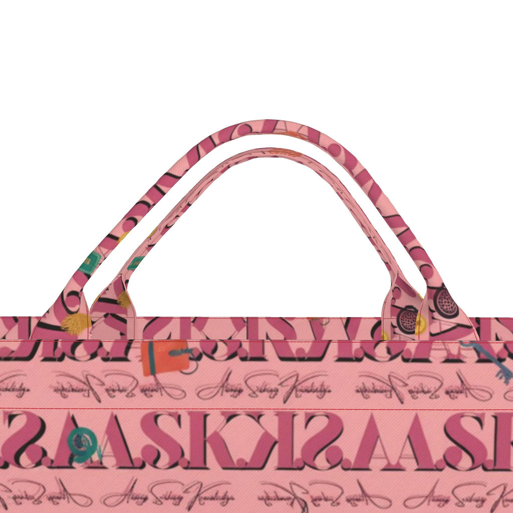 DEB SIGNATURE CARRYALL TOTE-PINK TAG