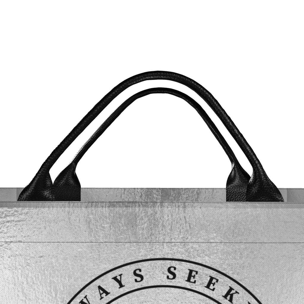 DEB LOGO CARRYALL TOTE-SILVER
