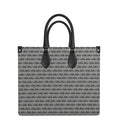 KARRINE SIGNATURE SHOPPER TOTE -GRAY