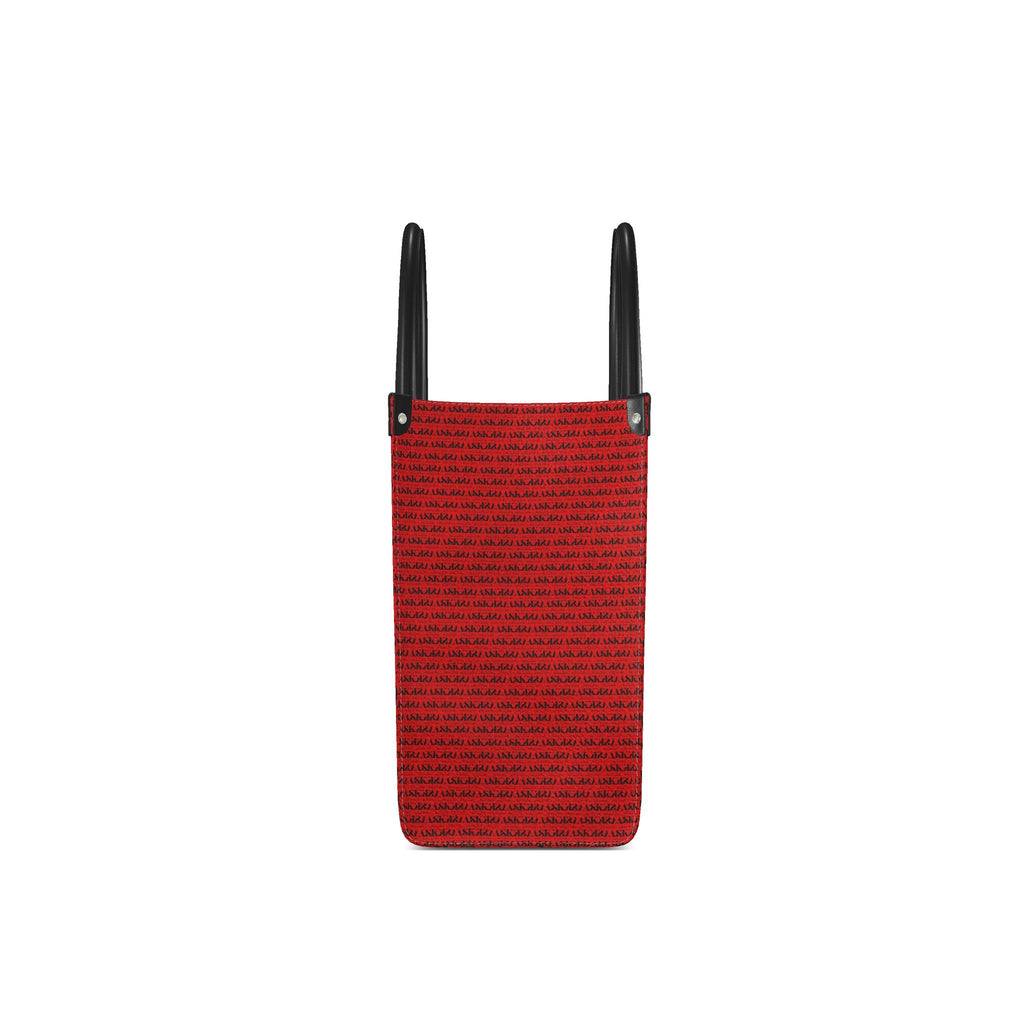 KARRINE  SIGNATURE SHOPPER TOTE - RED