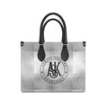 KARRINE  LOGO SHOPPER TOTE - SILVER