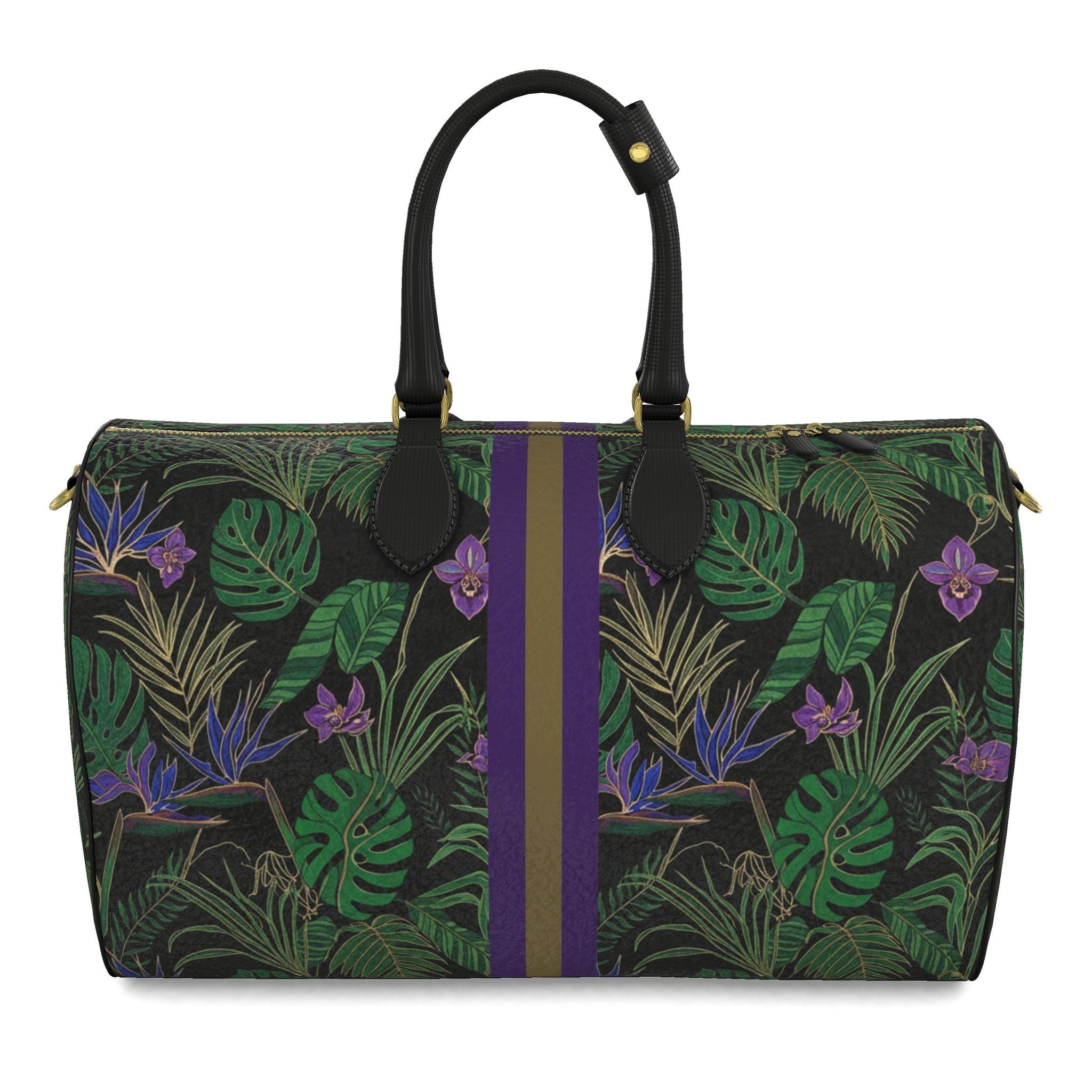 RAYNA FLORAL DUFFLE- GREEN