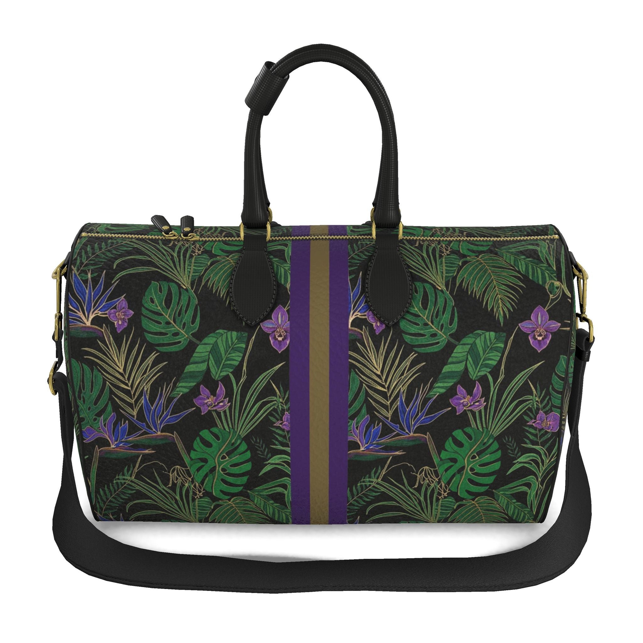 RAYNA FLORAL DUFFLE- GREEN