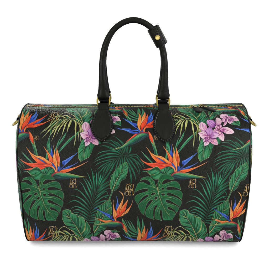 RAYNA FLORAL DUFFLE- ORANGE