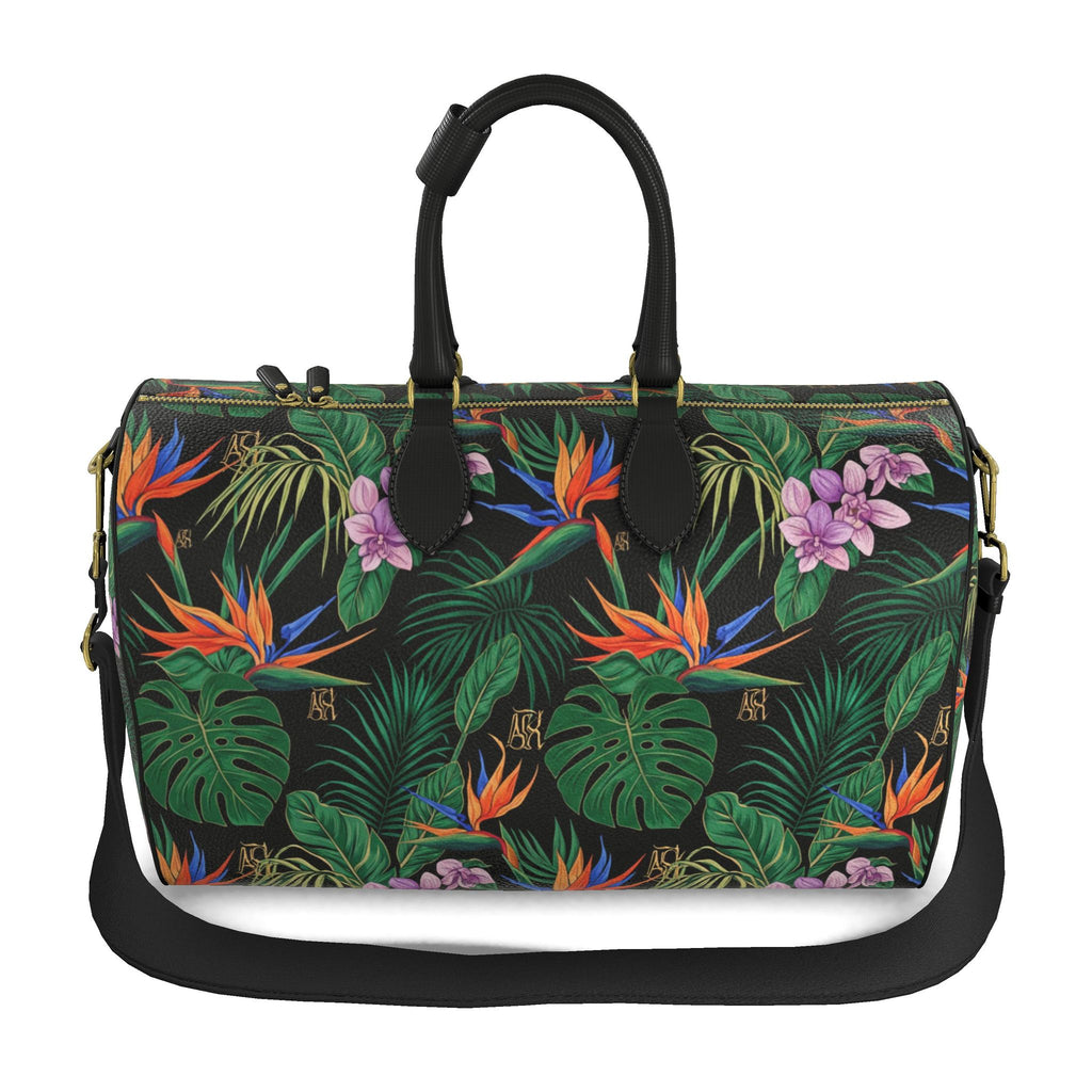 RAYNA FLORAL DUFFLE- ORANGE