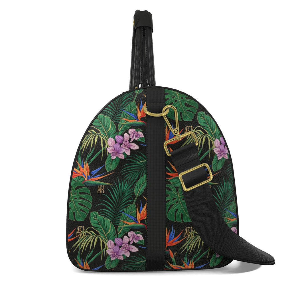 RAYNA FLORAL DUFFLE- ORANGE