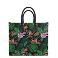 KARRINE FLORAL SHOPPER -ORANGE