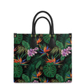 KARRINE FLORAL SHOPPER -ORANGE