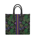 KARRINE FLORAL SHOPPER -GREEN