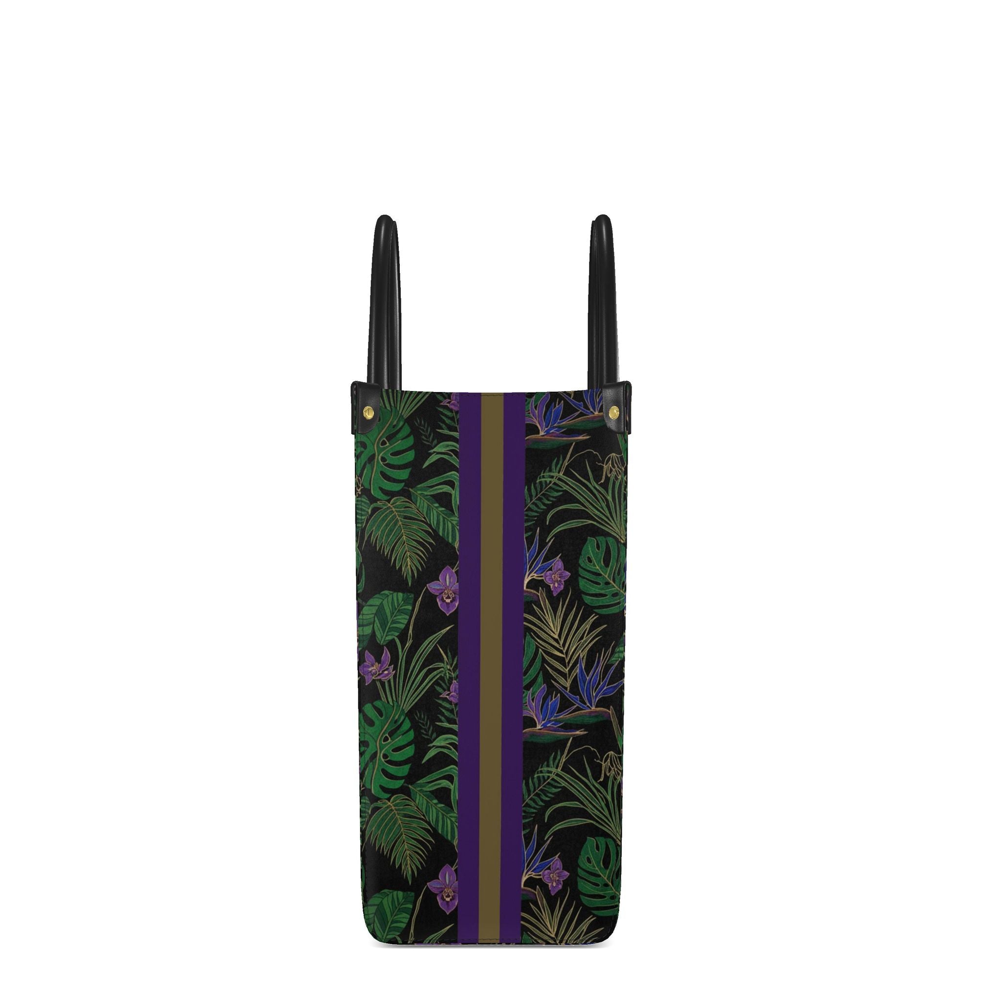 KARRINE FLORAL SHOPPER -GREEN
