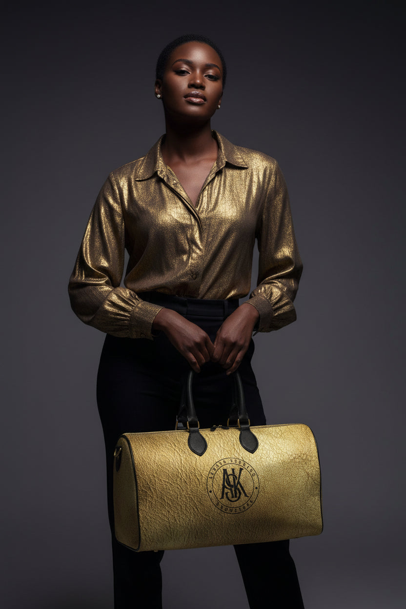 RAYNA DUFFLE BAG- GOLD