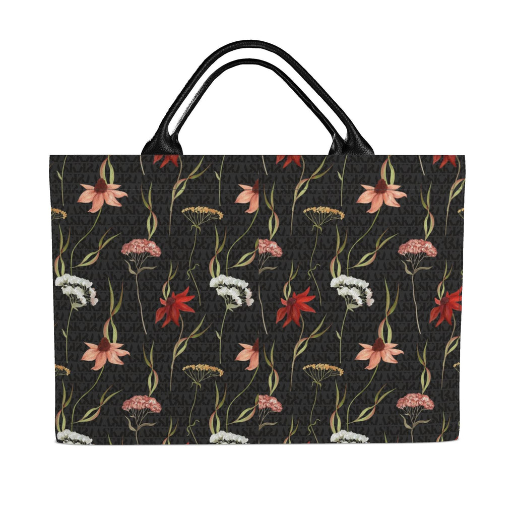 DEB CARRYALL- BLK FLORAL ASK