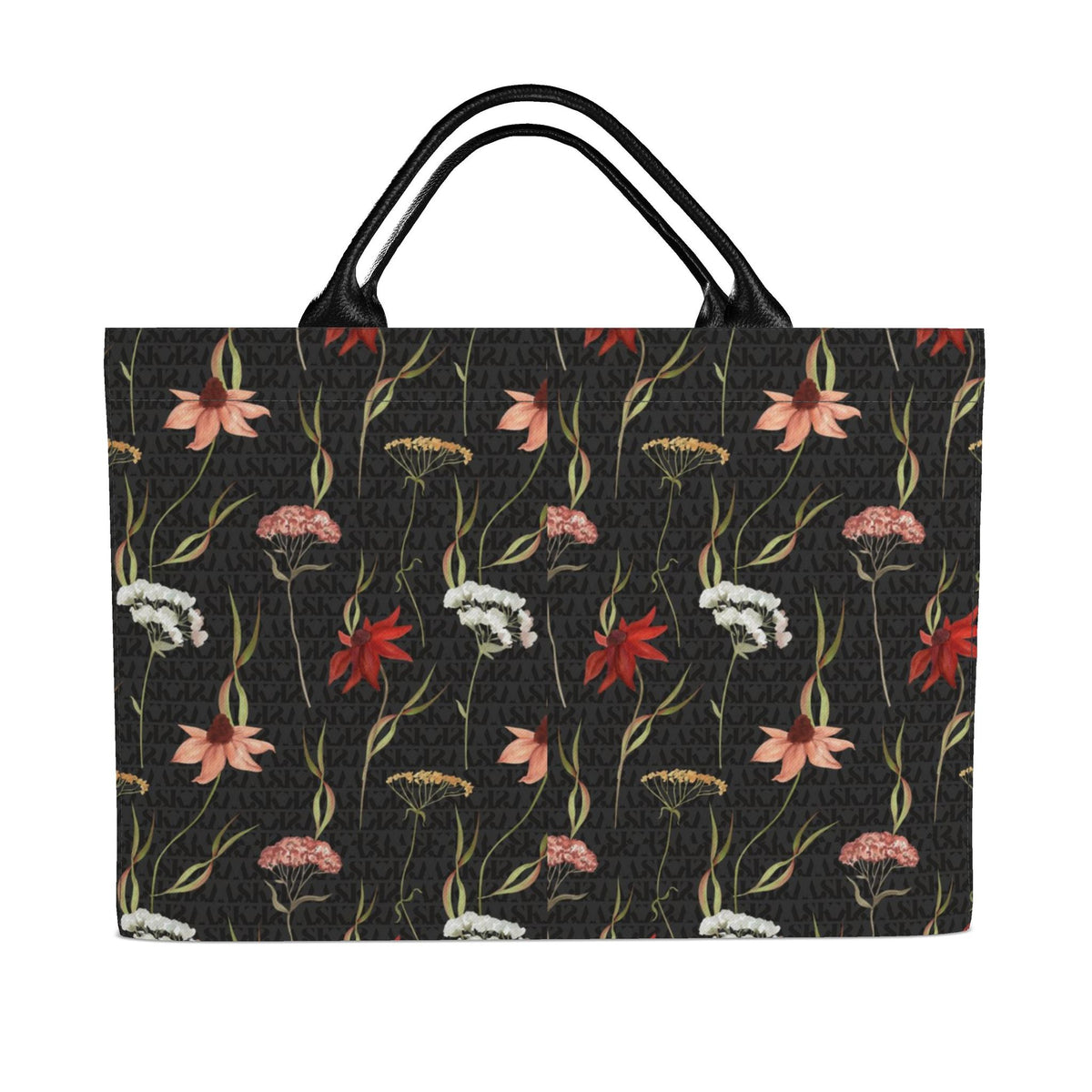 DEB CARRYALL- BLK FLORAL ASK