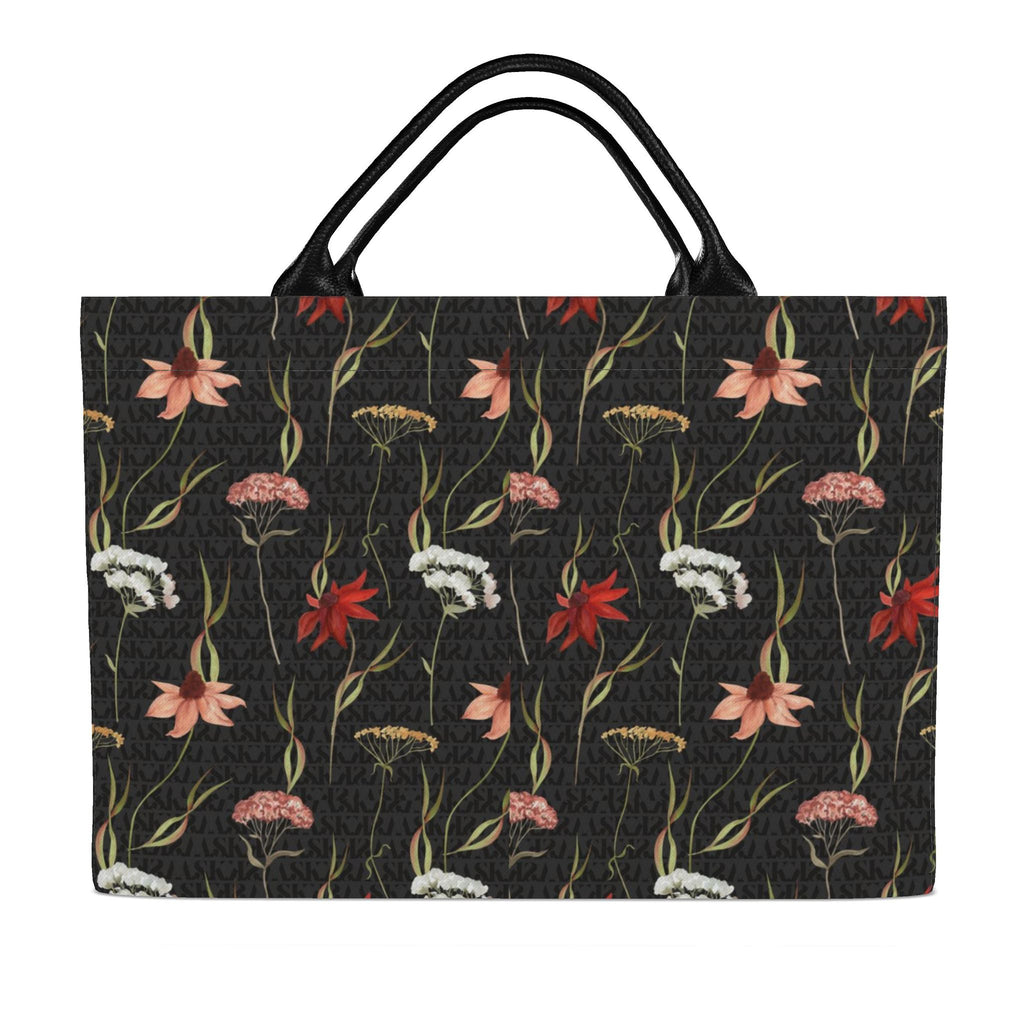 DEB CARRYALL- BLK FLORAL ASK