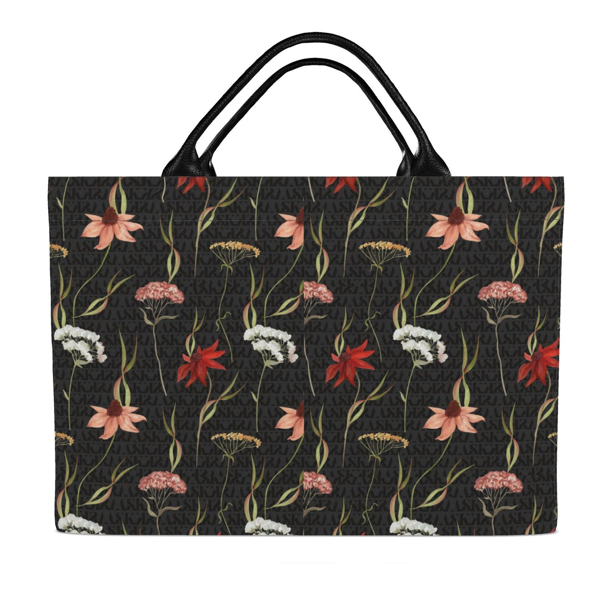 DEB CARRYALL- BLK FLORAL ASK